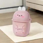 Adorable Mini Rabbit Trash Can for Home Office Desk