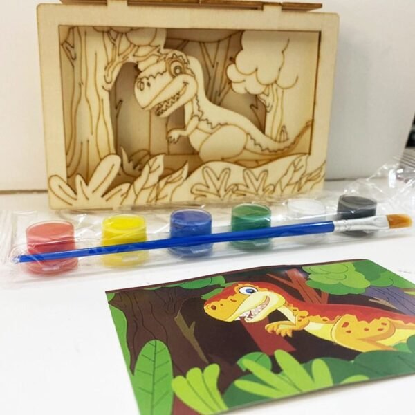 Custom Wooden Coloring Crafts Kit for Kids