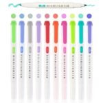 Highlighters Dual Tips Marker Pen Pack Of 10 Colors / SY-826