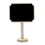 Portable Heart Shape Wooden Chalkboard with Stand - Image 2