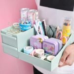1PC Creative Multi function Penholder Desktop Debris Cute case Box Desk Desk Storage Drawer Pen Organizer.jpg