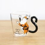 250ML Cute Cat Glass Juice Coffee Cup Milk Tea Coffee Glass Mug Cat Tail Handle Cat.jpg 640x640 1.jpg