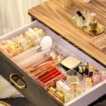 Clear Acrylic Makeup Layered Storage Box Dressing Table Cosmetic Lipstick Finishing Grid Box Desktop Drawer Storage 2.jpg