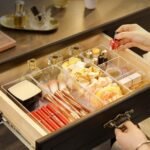 Clear Acrylic Makeup Layered Storage Box Dressing Table Cosmetic Lipstick Finishing Grid Box Desktop Drawer Storage 4.jpg