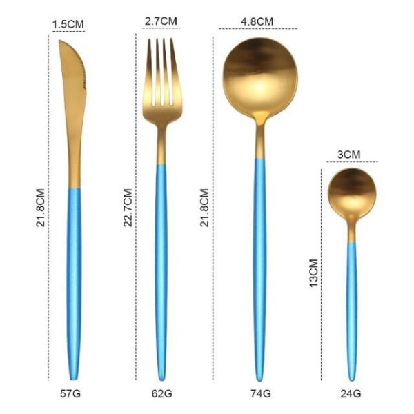 Gold Cutlery Set Forks Knives Spoons 18 10 Stainless Steel Dinnerware Set 1 Pieces Fork Spoon 1.jpg 640x640 25565cbd 970b 4bbc a02f 75957ae266d1 1.jpg
