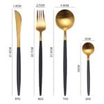 Gold Cutlery Set Forks Knives Spoons 18 10 Stainless Steel Dinnerware Set 1 Pieces Fork Spoon.jpg 640x640 5 5f226607 8a1c 4eca 9128 751143c8741e.jpg