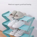 SimpleStainlessSteelAssembledZShapeShoeRackforStorage buyproductsonlinewithfreeworldwideshipping 5.webp