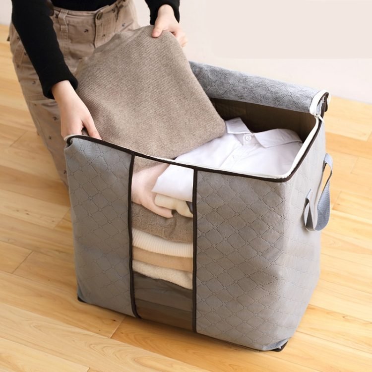 Wholesale Home Storage Foldable Bag New Waterproof Oxford Fabric Bedding Pillows Quilt storage bag clothes storage 1.jpg