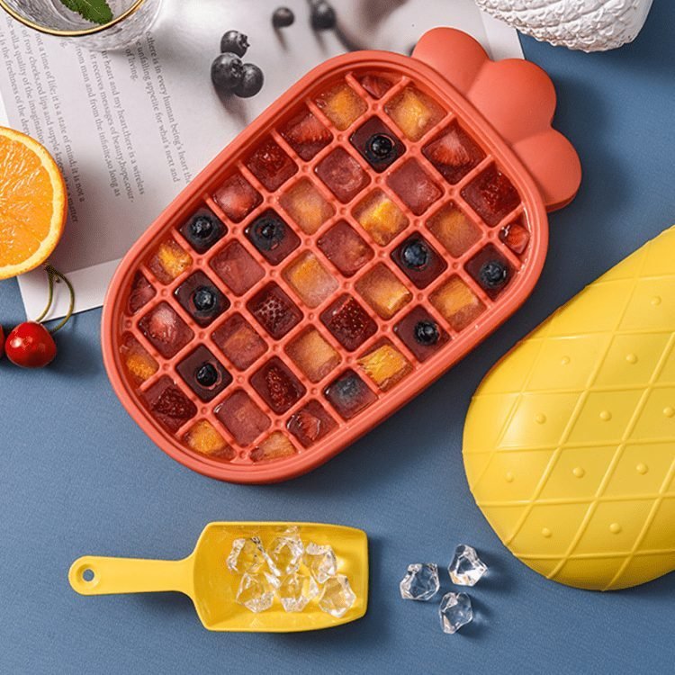 m1g3Ice Tray Ice Box Homemade Complementary Food Make Ice Hockey Artifact Small Household Quick Freezers Refrigerator.jpg