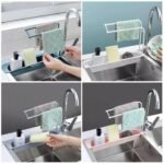 main image5Telescopic Sink Shelf Kitchen Sinks Organizer Soap Sponge Holder Sink Drain Rack Storage Basket Kitchen Gadgets.jpg