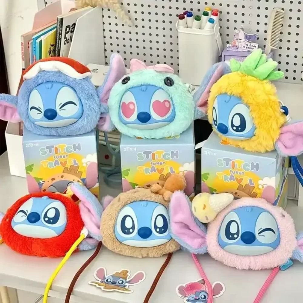 12_ede57874-7b7e-45c6-9b90-c51b729be4e5.jpg Stitch Funny Travel Series Shoulder Bag Blind Box - Image 1