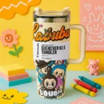 Stanley X Labubu 40oz 1200ml Quencher Tumbler - Cream - Image 2