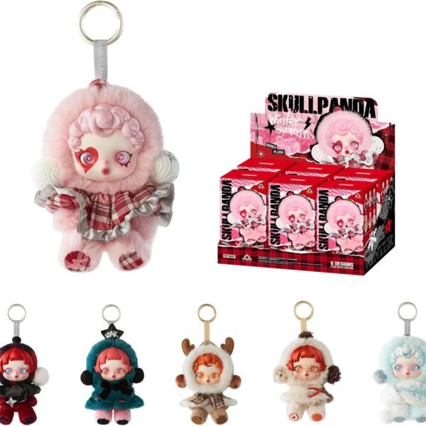 POP MART SKULLPANDA Winter Symphony Series, Blind Box Figures, Random Design Figures Collectible Toys Home Decorations, Holiday Birthday Gifts, Single Box