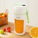 Portable Juicer Electric Blender Multifunction Maker Machine Fruit Extractors Smoothies Mixer 6 Blades 1200mAh - Image 3