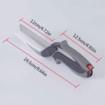 Kitchen Stainless Steel Vegetable Scissors Fruit Cutter,Vegetable Cutter With Cutting Board,Multipurpose Food Scissors,2-in-1 Smart Cutter,Food Cutter Chopper - Image 7