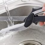 Kitchen Stainless Steel Vegetable Scissors Fruit Cutter,Vegetable Cutter With Cutting Board,Multipurpose Food Scissors,2-in-1 Smart Cutter,Food Cutter Chopper - Image 5