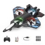 Fighter Plane RC Plane - 2.4 GHz Remote Controlled Fighter Plane || RC Airplane Easy to Fly Stable Jet Fighter Toys for Kids || LED Lights, 360 Degree Hovering Airplane and Stun Roll. - Image 2