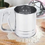 Flour Sifter For Baking, 304 Stainless Steel 3 Cup Flour Sieve Fine Mesh Screen Powder Sifters For Baking Strainer Sifters For Cooking With Handle Flour Sifter Hand Held - Image 3