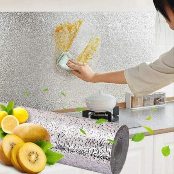 Aluminum Foil Kitchen Stickers Roll